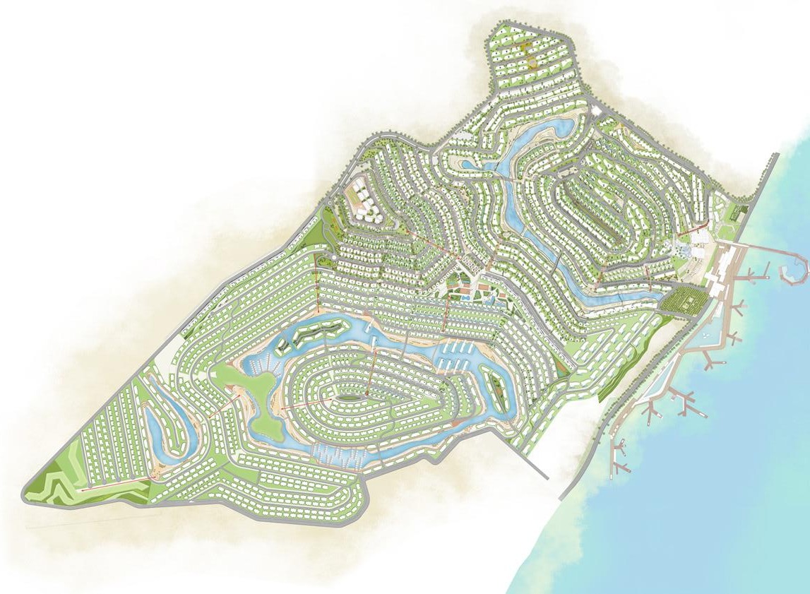مخطط موقع IL Monte Galala - المونت جلالة